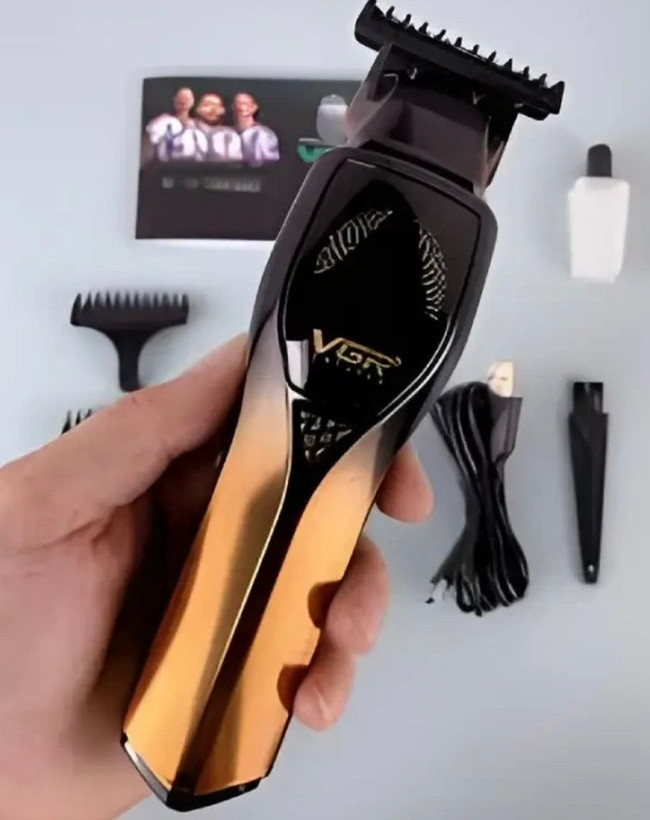 ماشین اصلاح وی جی آر مدل V-187 با تیغه سرامیک و برش مستقیم